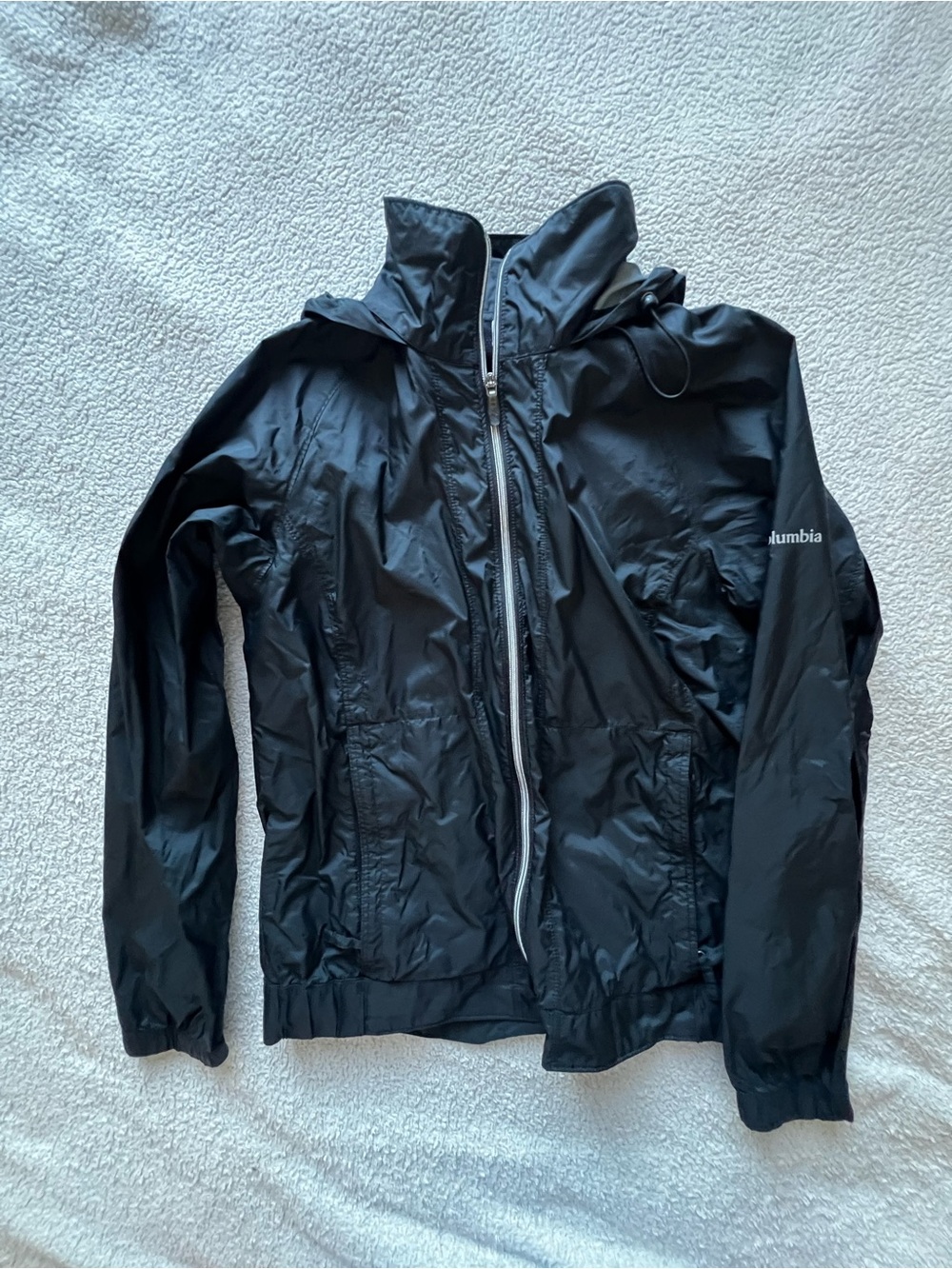 Columbia Black Windbreaker